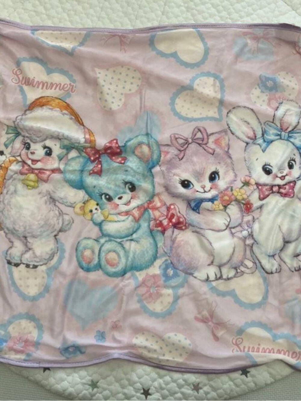 NWT Animal Character Blanket, SWIMMER Japan